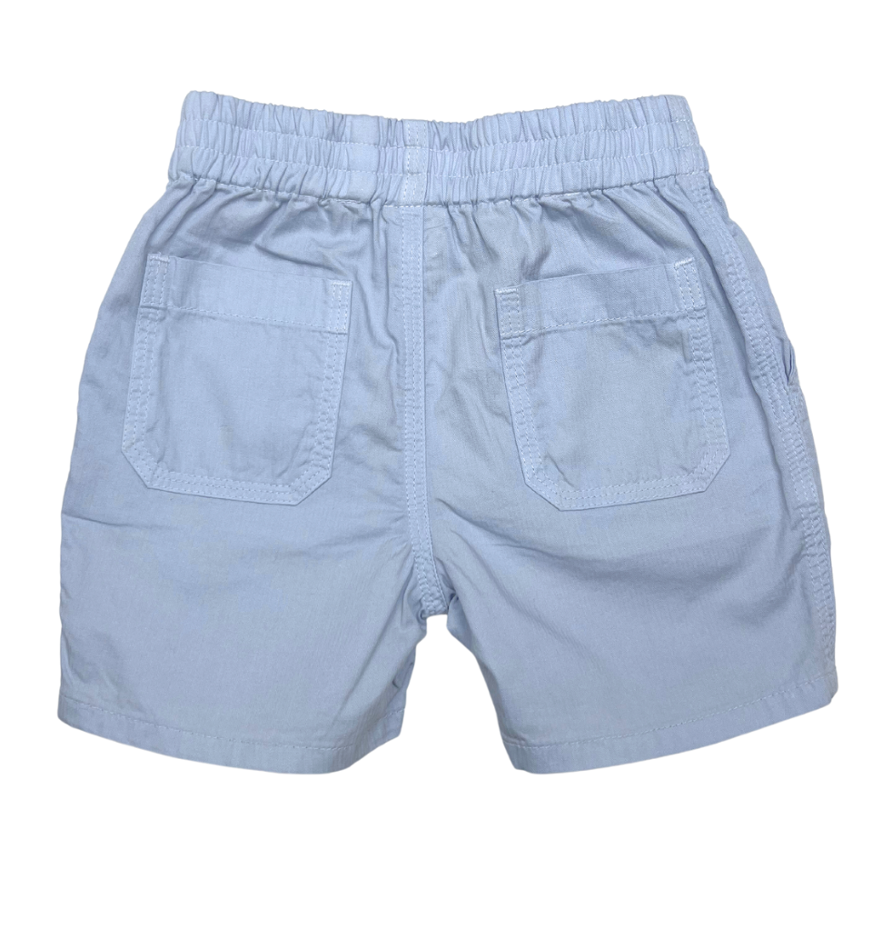 BONTON - Pale blue cotton voile shorts - 18 months