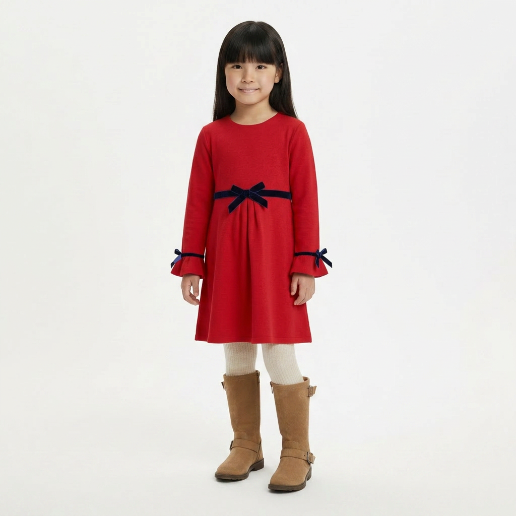 TUTTO PICCOLO - ROBE - ROUGE - 6 ANS
