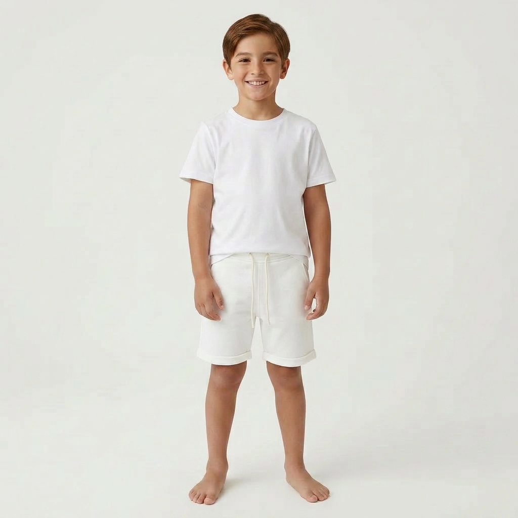 FINGER - SHORT - BLANC - 12 ANS