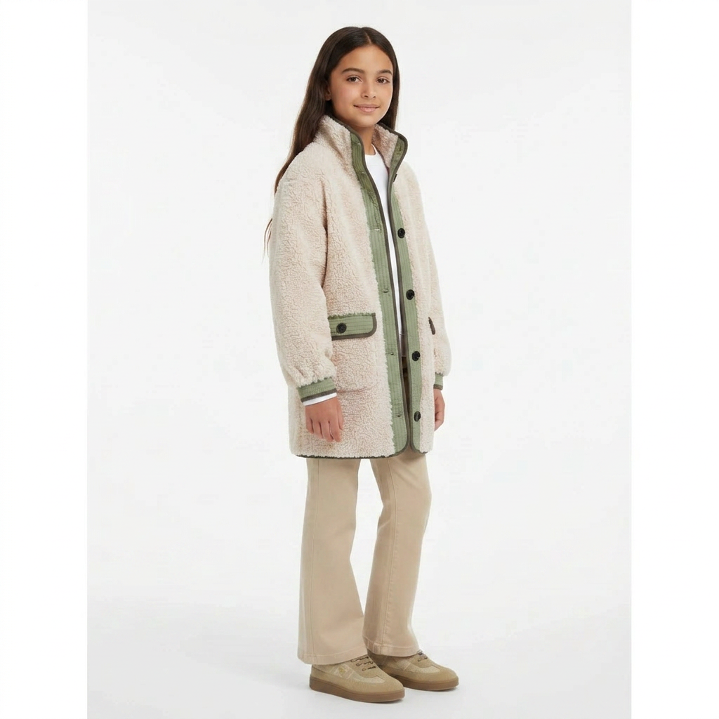 SCOTCH & SODA - MANTEAU - BEIGE, VERT - 8 ANS