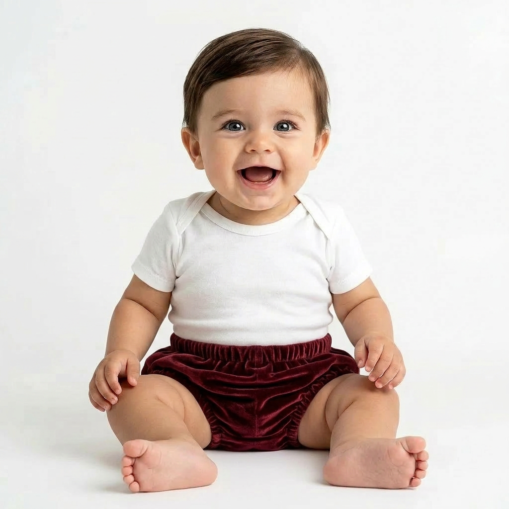 BONPOINT - SHORT - ROUGE - 6 MOIS