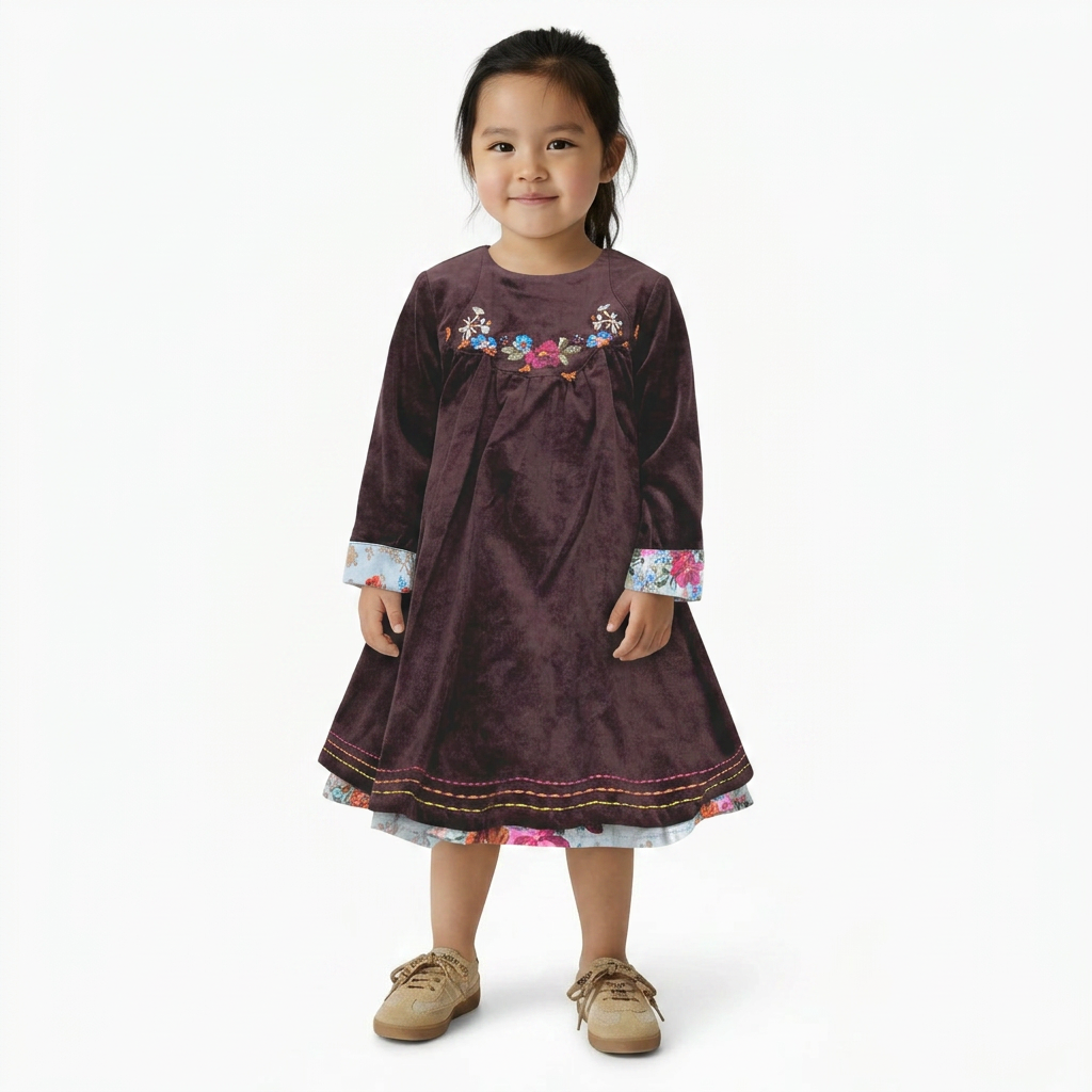 KENZO - ROBE - ROUGE - 24 MOIS