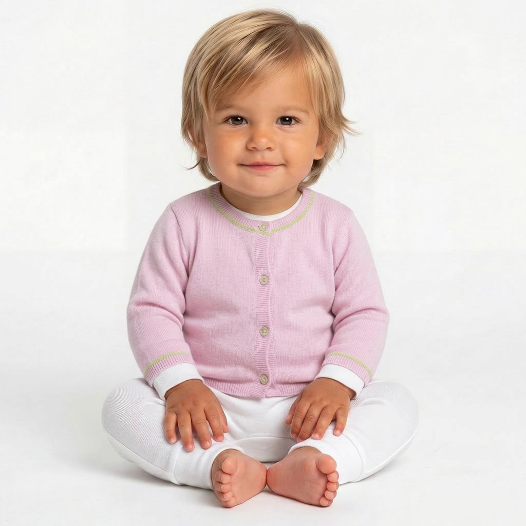 JACADI - CARDIGAN - ROSE - 3 MOIS