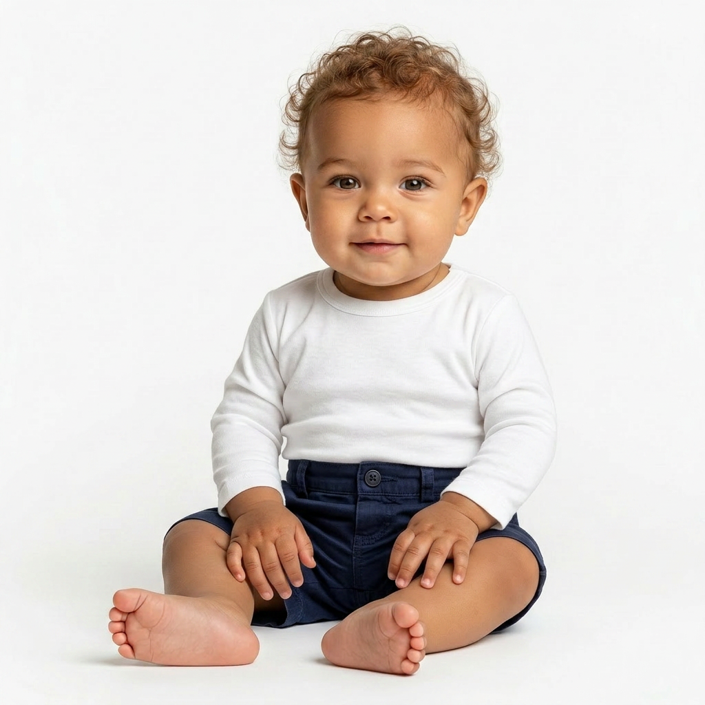RALPH LAUREN - SHORT - BLEU - 12 MOIS