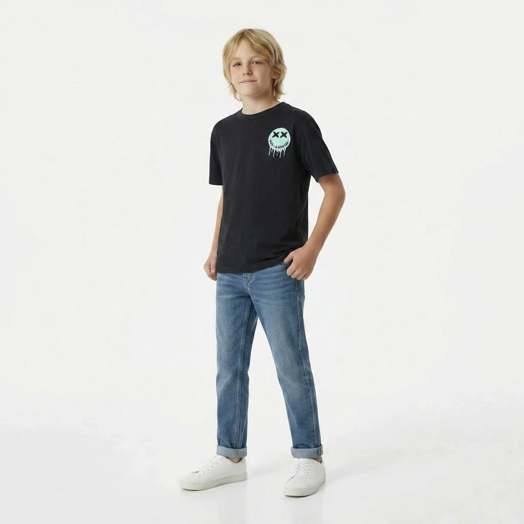 ELEVEN PARIS - T-SHIRT - NOIR - 12 ANS