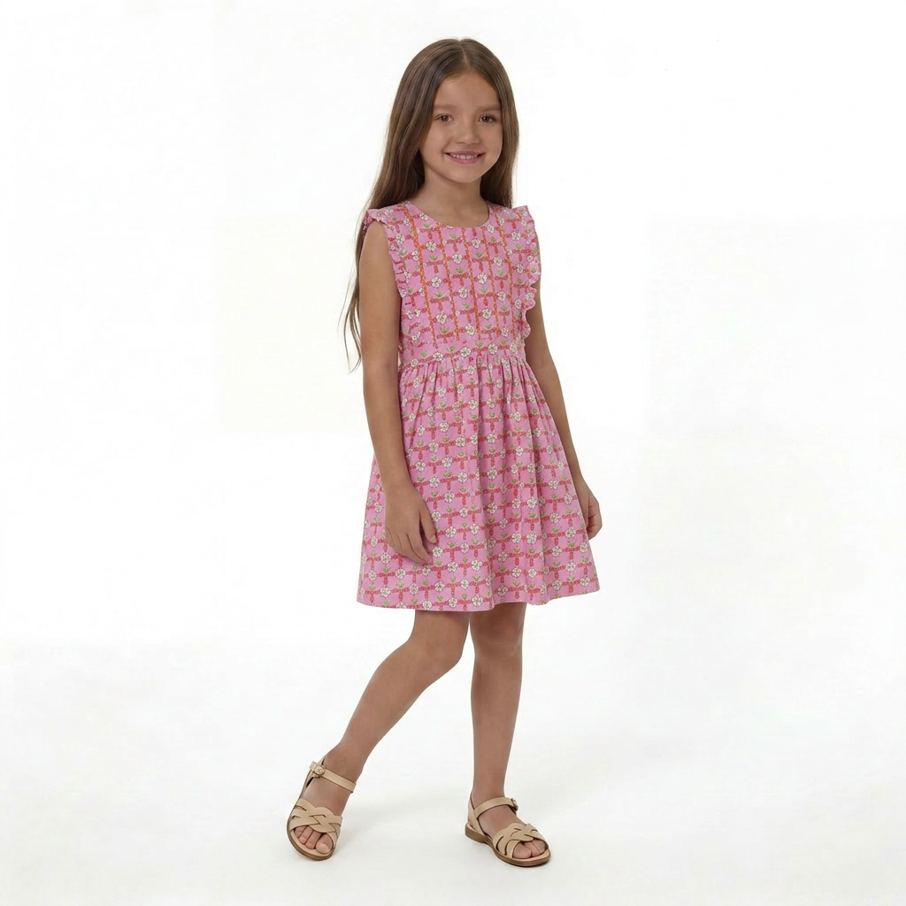 HELLO SIMONE - ROBE - ROSE - 12 ANS