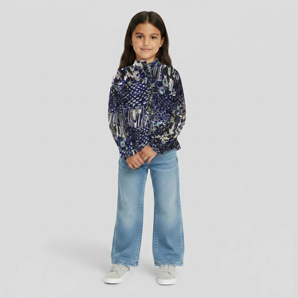 ZADIG & VOLTAIRE - CHEMISE - BLEU - 5 ANS