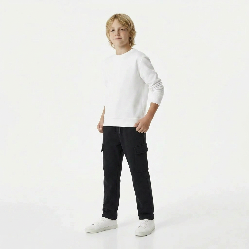 IKKS - PANTALON - NOIR - 12 ANS