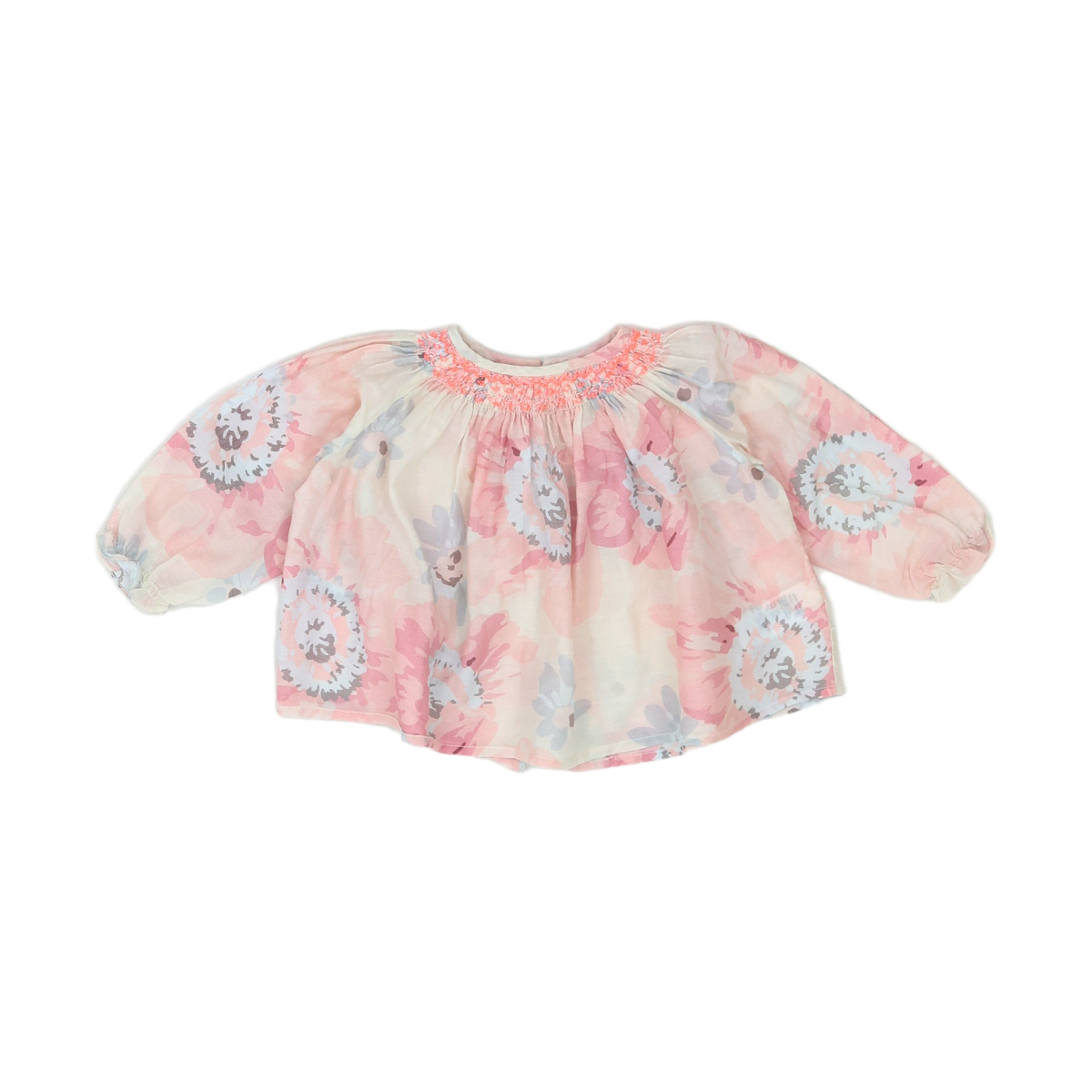 BONPOINT - BLOUSE - ROSE - 6 MOIS