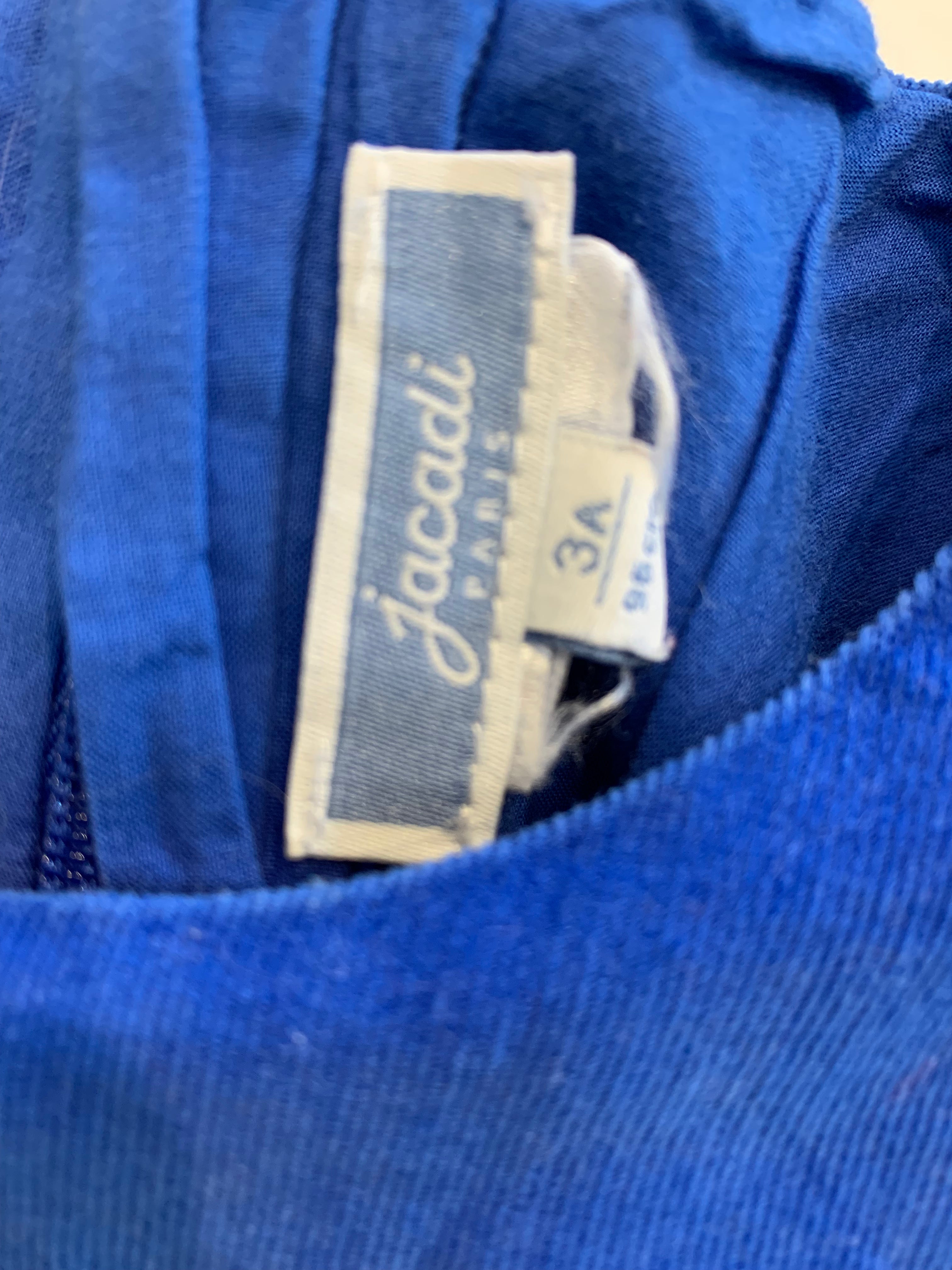 JACADI - DRESS - BLUE - 3 YEARS