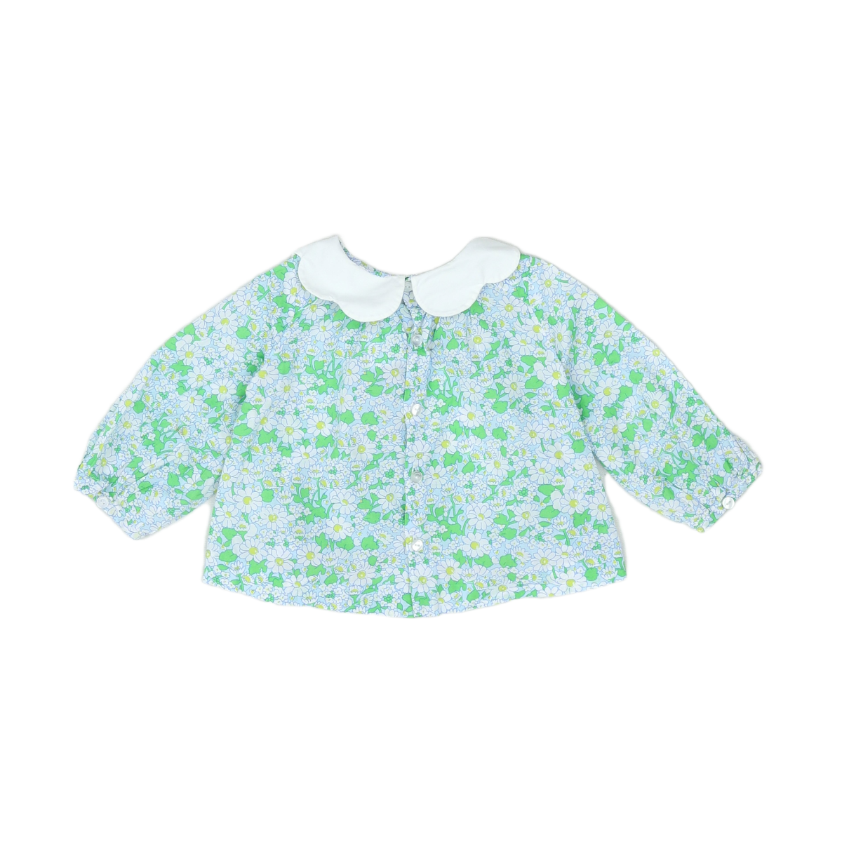 JACADI - BLOUSE - VERT - 12 MOIS