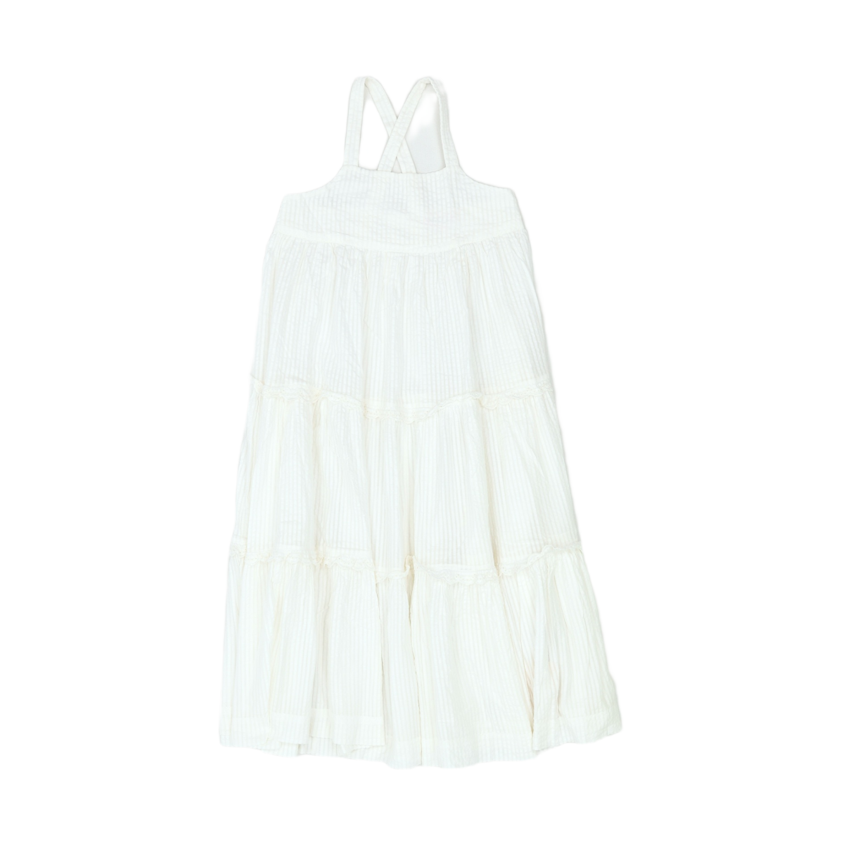 BONPOINT - ROBE - BLANC - 10 ANS