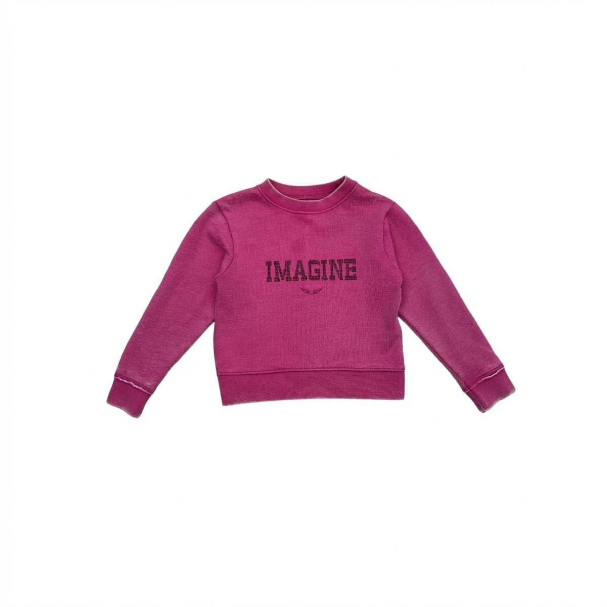 ZADIG & VOLTAIRE - PULL - ROSE - 4 ANS