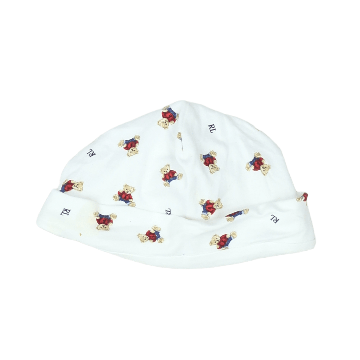 RALPH LAUREN - GEBURTSHÜTZE - WEISS - 0 MONATE