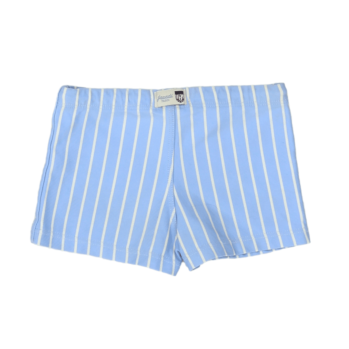 JACADI - BADESHORTS - BLAU, WEIß - 24 MONATE
