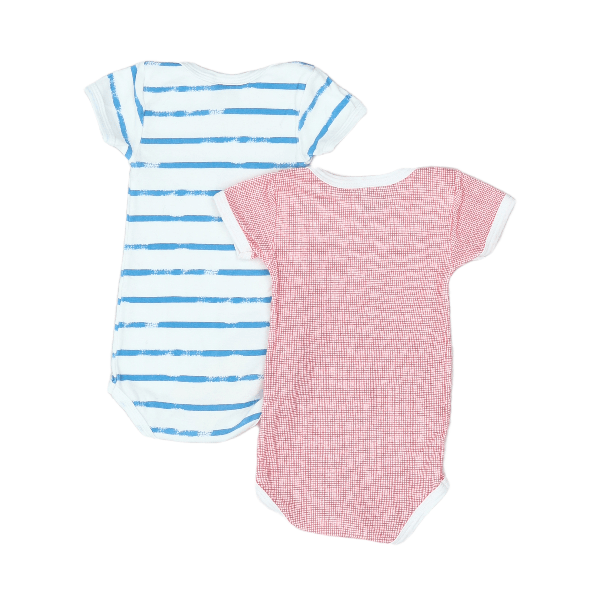 KLEINES BOOT - SET - WEISS, ROT - 6 MONATE