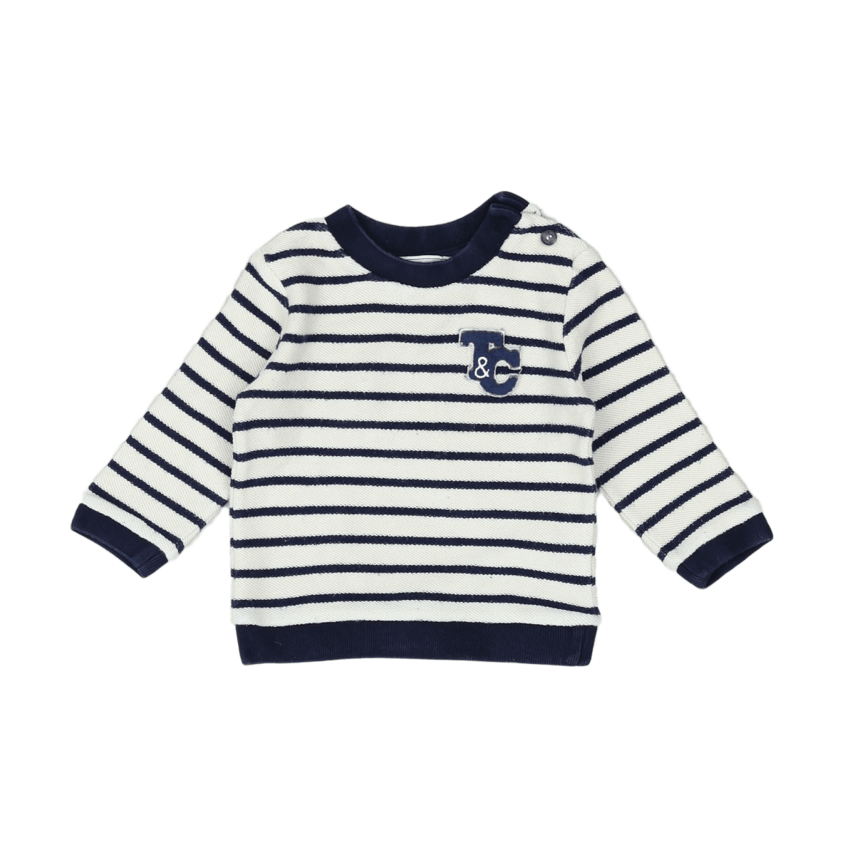 TARTINE & CHOCOLAT - PULL - BLANC, BLEU - 24 MOIS