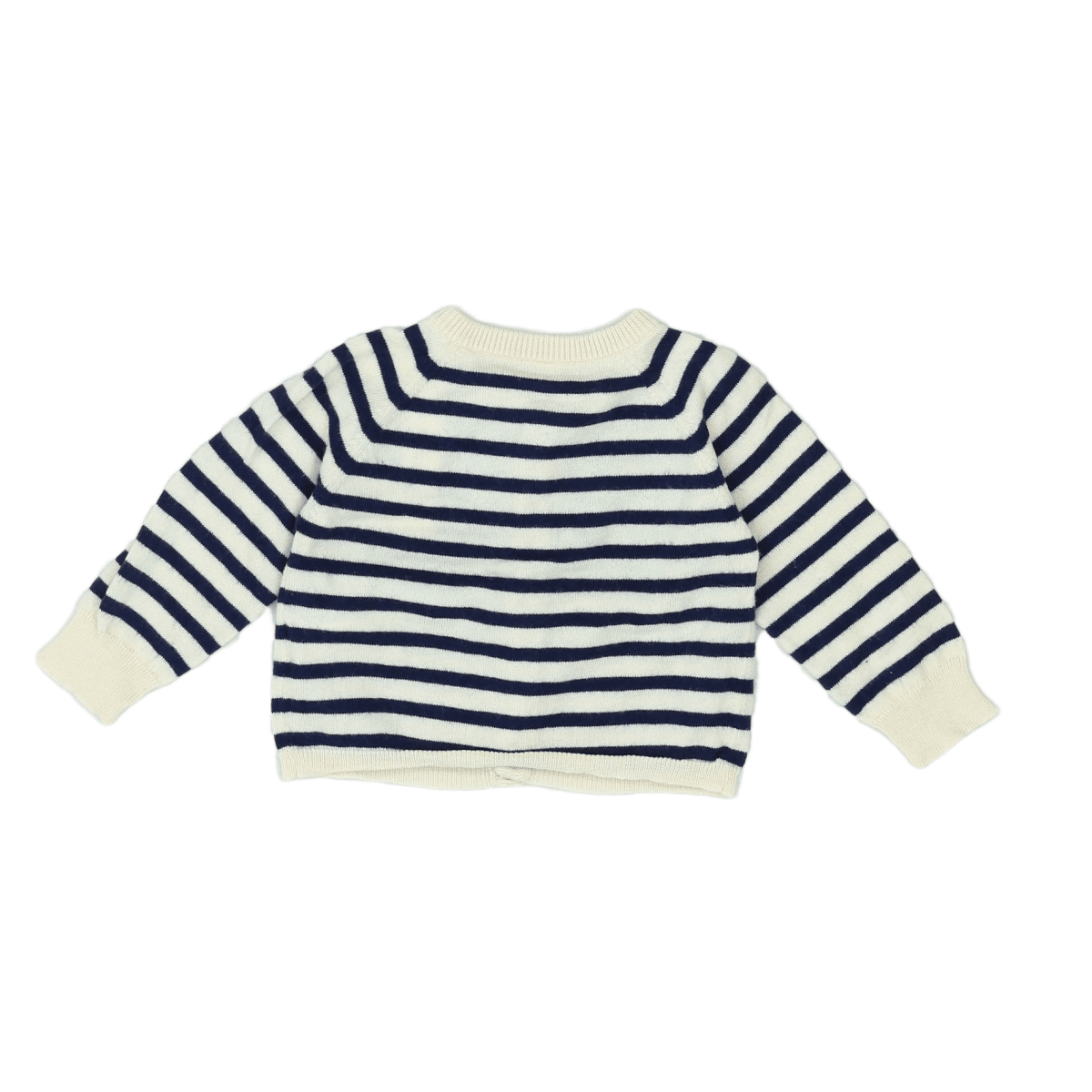 PETIT BOAT - STRICKJACKE - BEIGE, BLAU - 12 MONATE