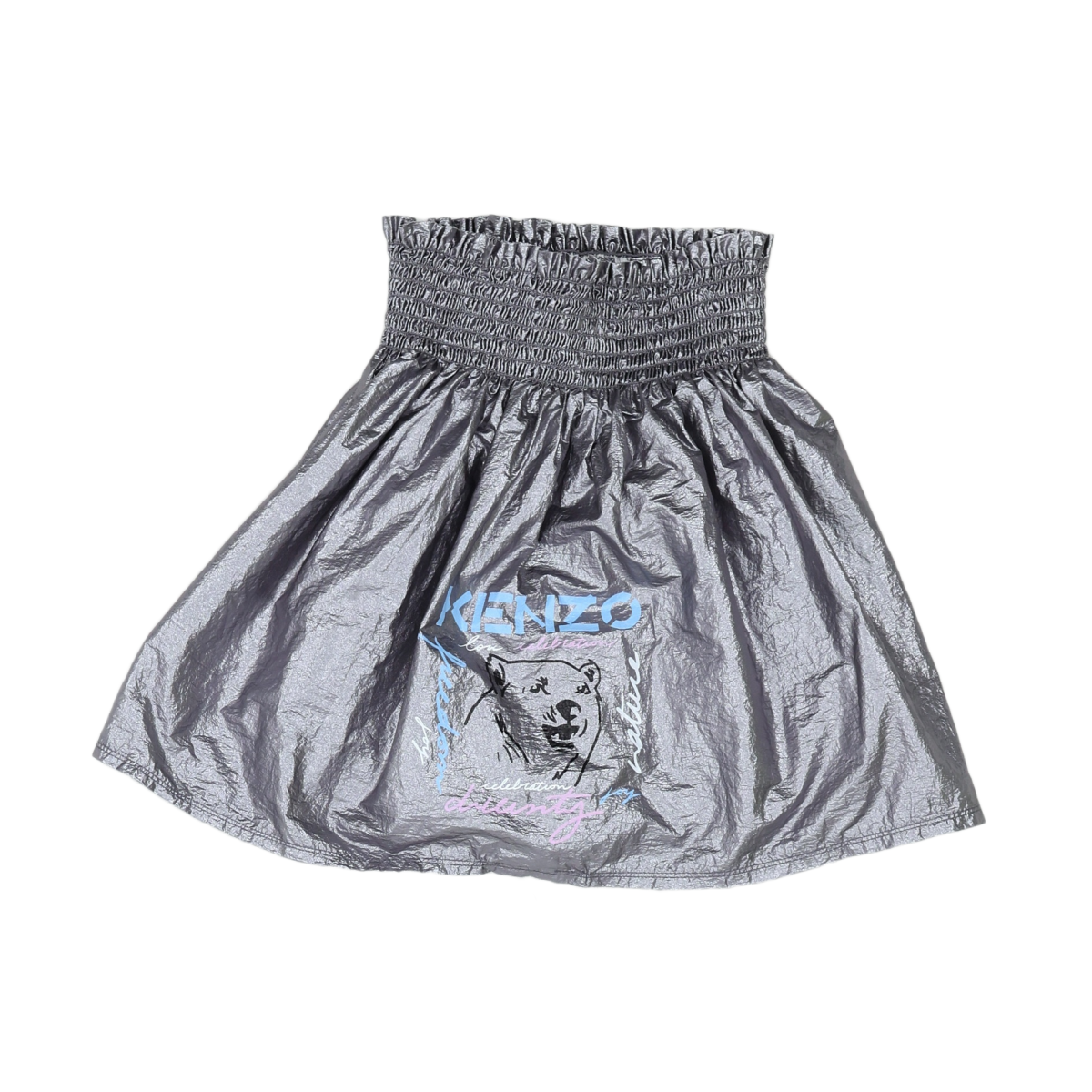 KENZO - JUPE - ARGENTÉ - 6 ANS