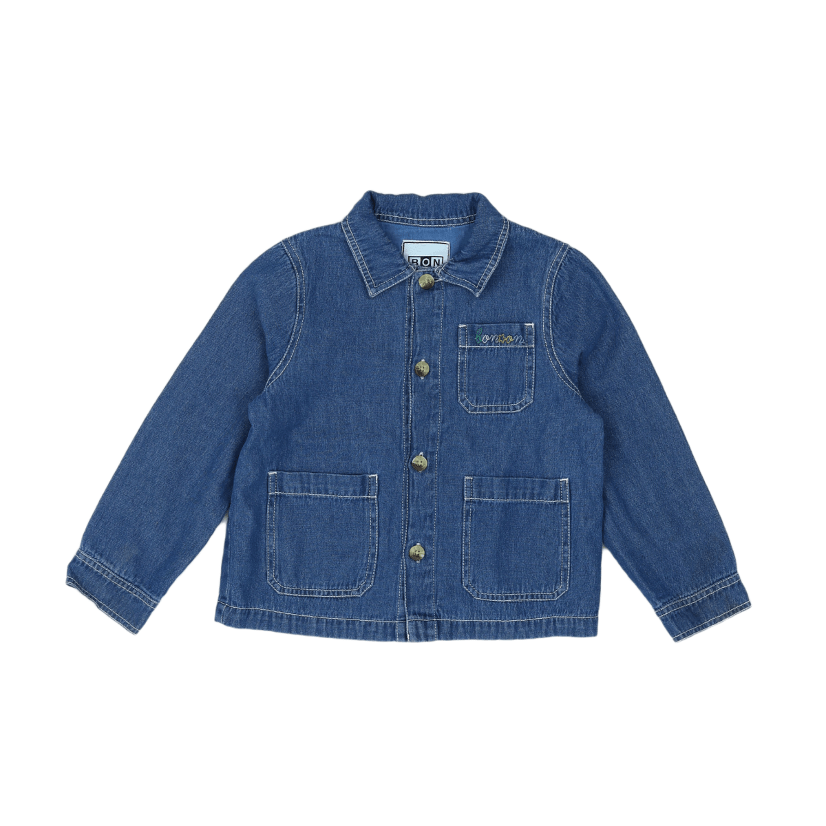 BONTON - DENIM JACKET - BLUE - 6 YEARS