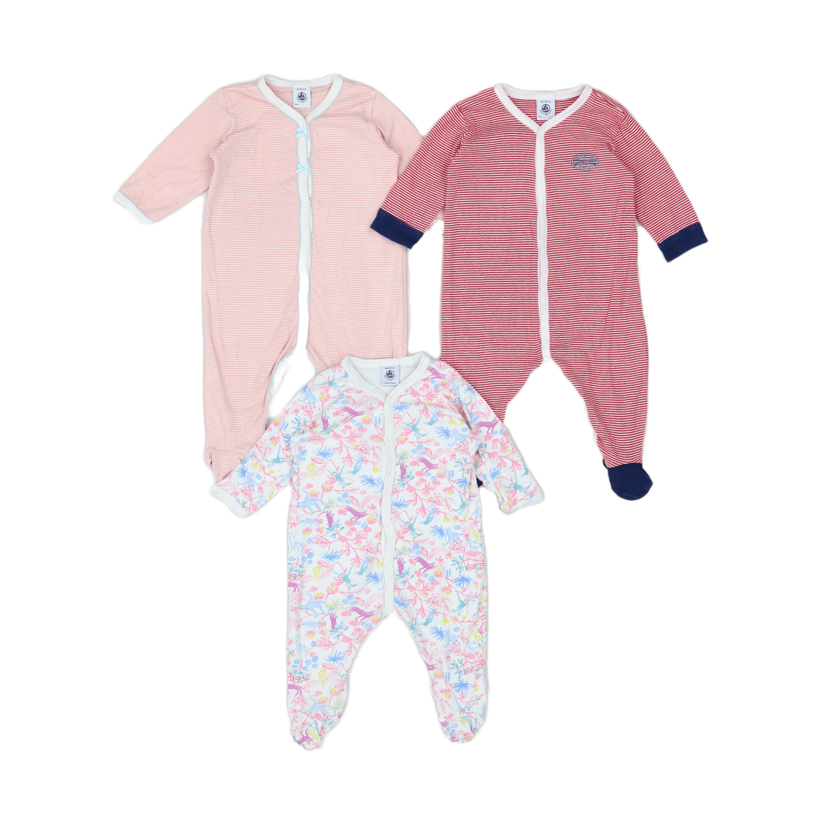 KLEINES BOOT - SET - ROSA - 6 MONATE