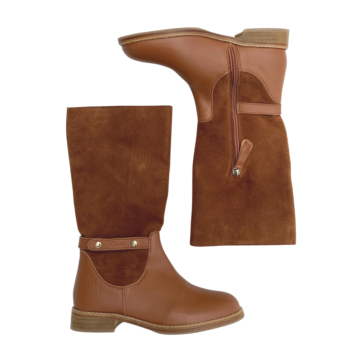 CHLOÉ - BOTTES - MARRON - 33