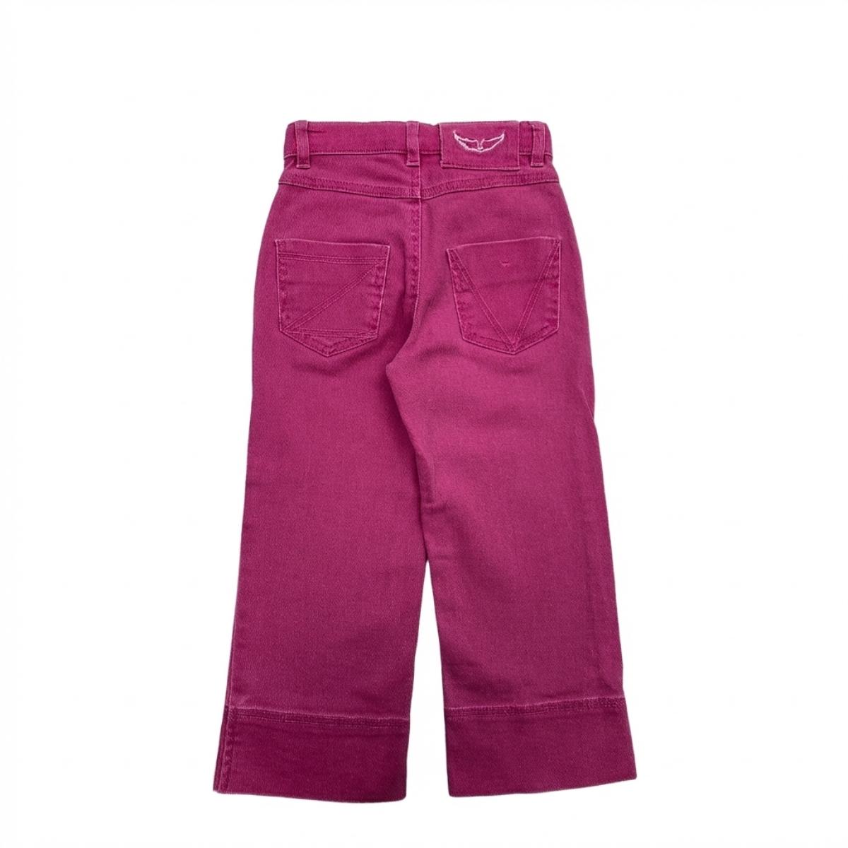 ZADIG & VOLTAIRE - PANTALON - ROSE - 4 ANS