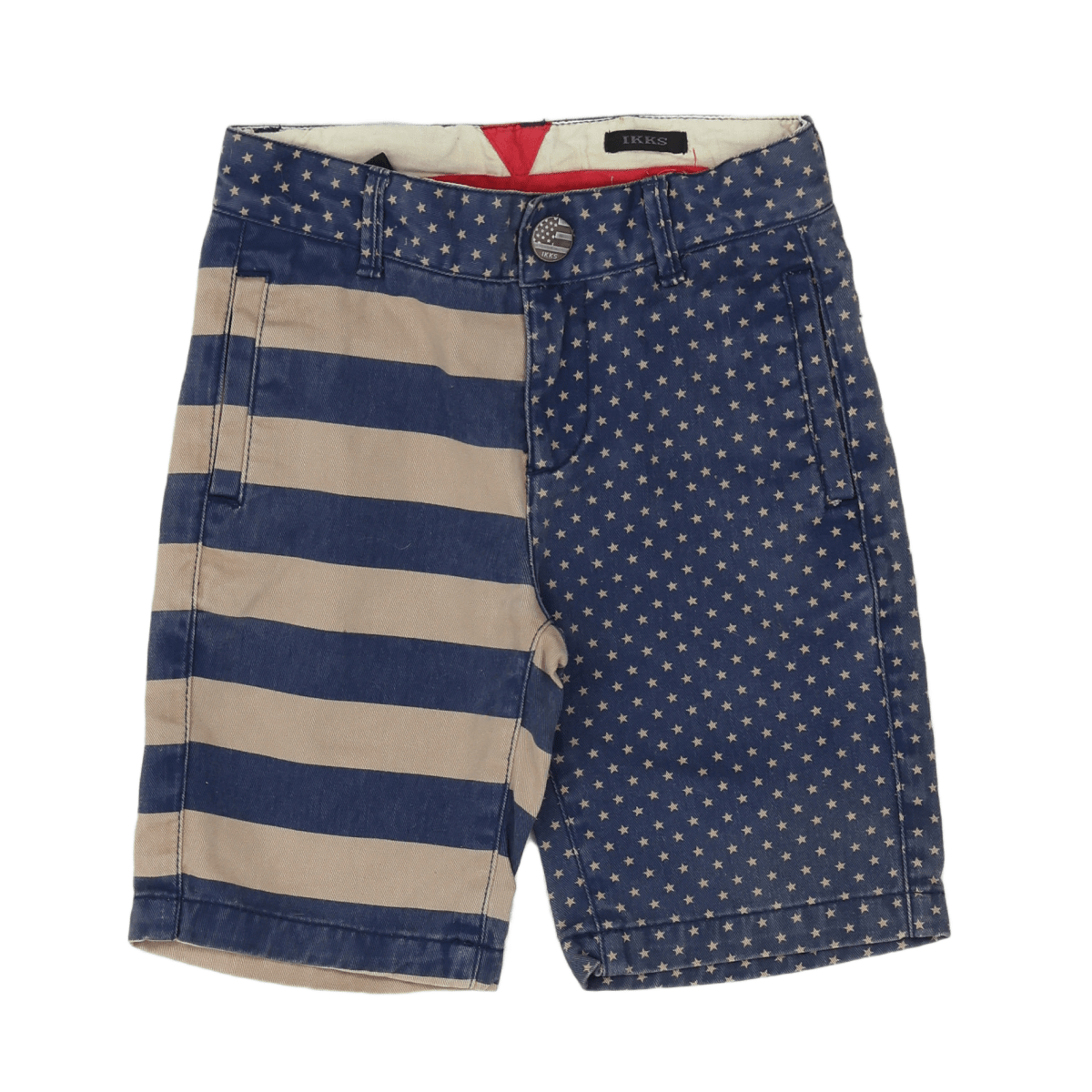 IKKS - BERMUDASHORTS - BLAU, BEIGE - 5 JAHRE