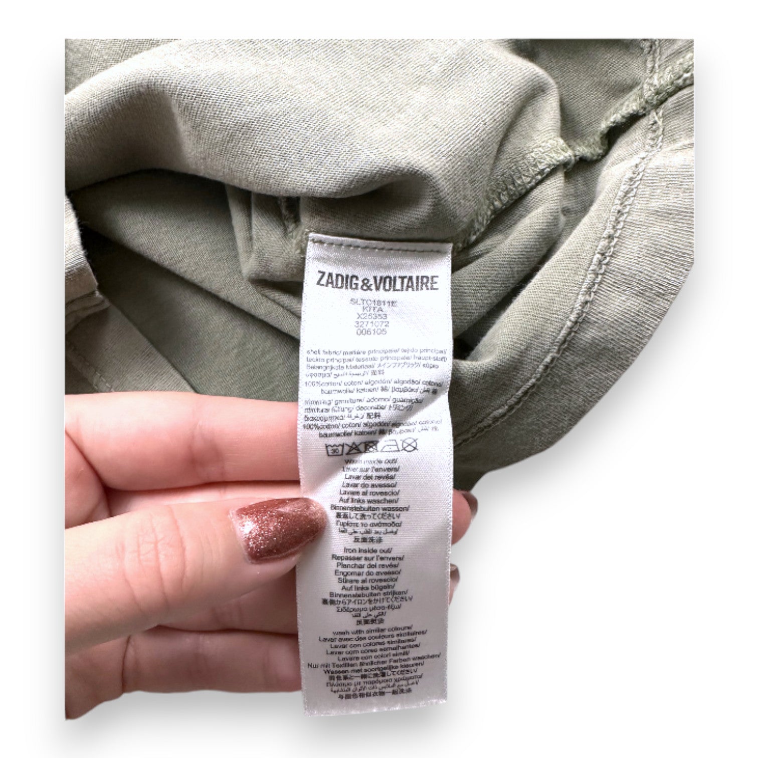 ZADIG & VOLTAIRE - T-SHIRT - GRÜN - 6 JAHRE