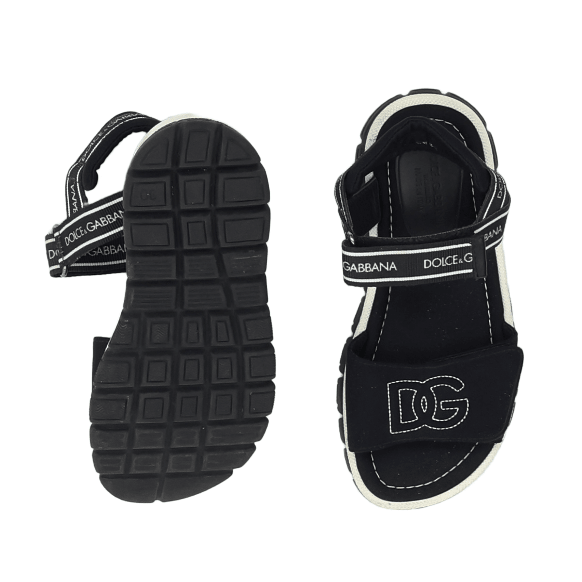 DOLCE & GABBANA - SANDALS - BLACK - 30