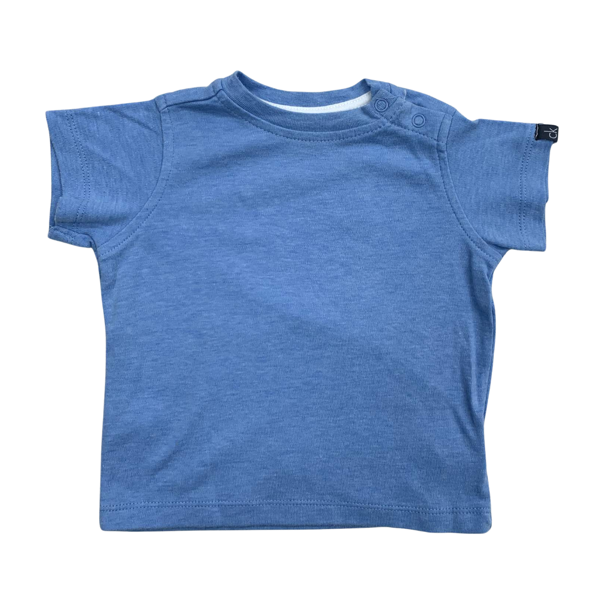 CALVIN KLEIN - T-SHIRT - BLEU - 6 MOIS