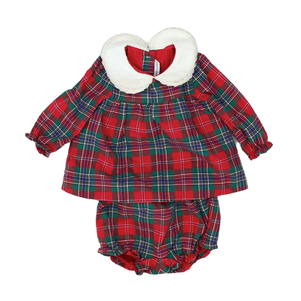 JANIE AND JACK - ENSEMBLE - ROUGE, VERT - 3 MOIS