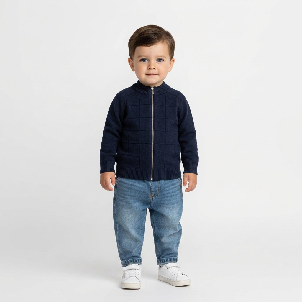 JACADI - CARDIGAN - BLEU - 3 ANS