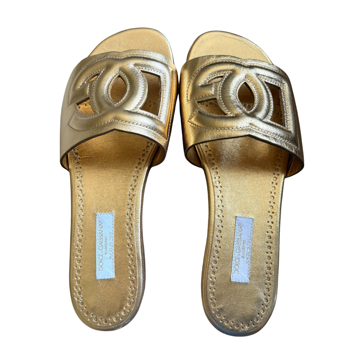 DOLCE & GABBANA - SANDALES - OR - 35
