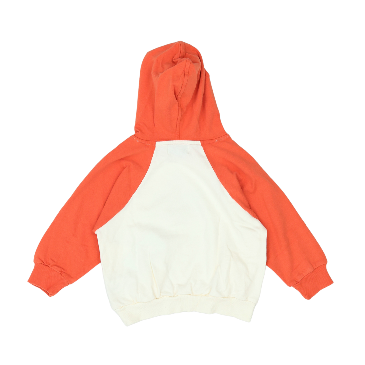 BOBO CHOSES - SWEAT - BLANC, ORANGE - 3 ANS