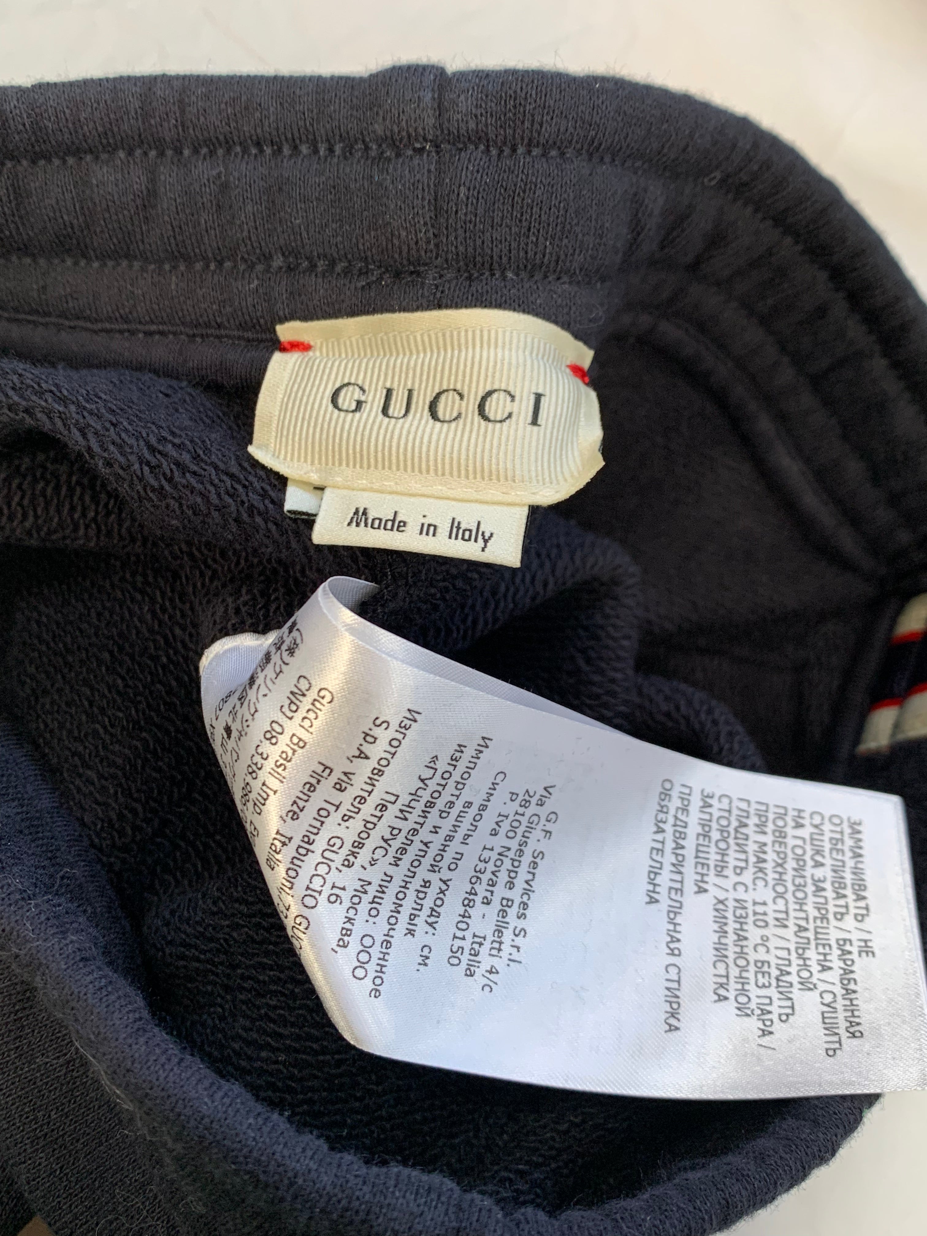 GUCCI - JOGGING - BLACK, RED - 3 YEARS
