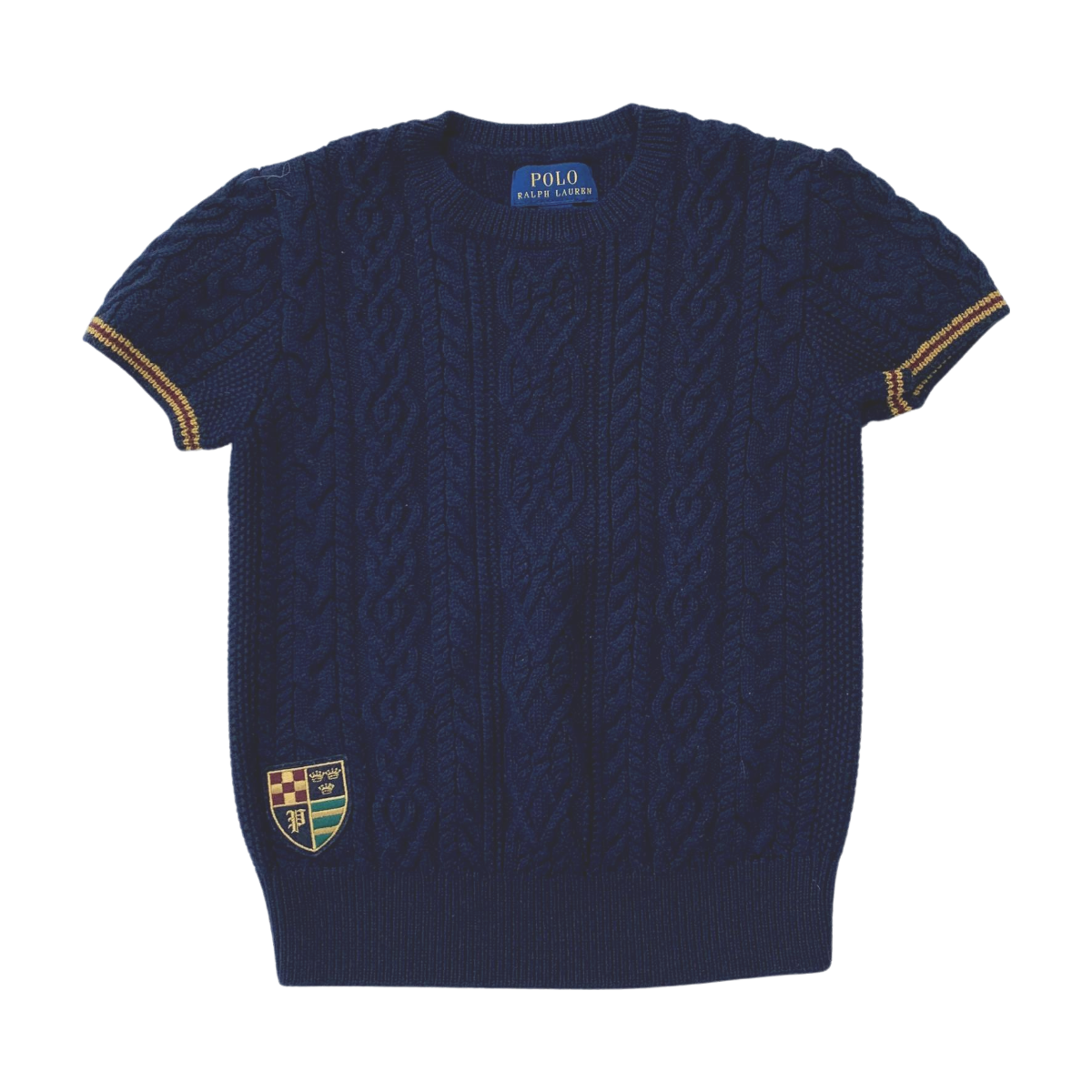 RALPH LAUREN - PULL - BLEU - 7 ANS