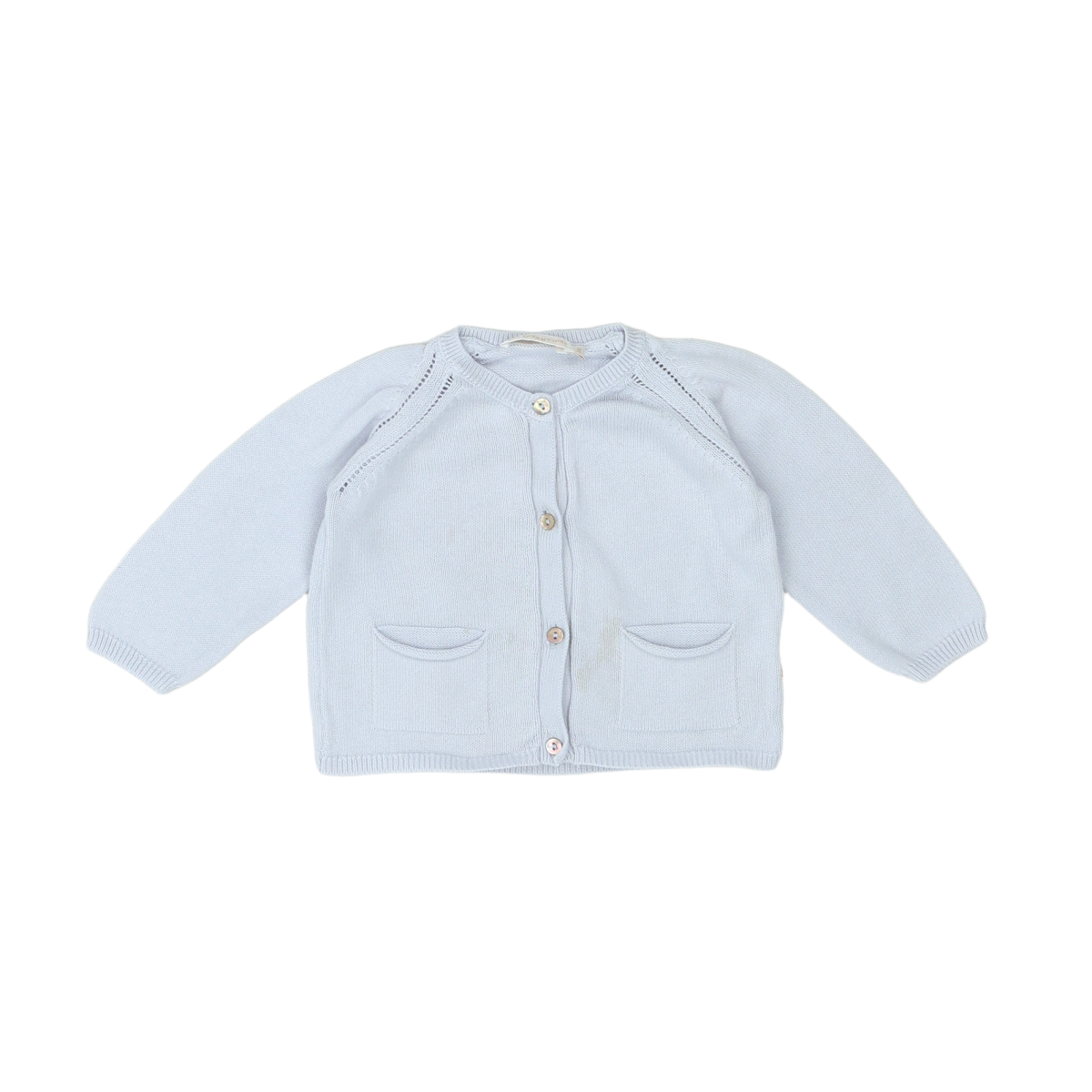 LES ENFANTINES - CARDIGAN - BLEU - 3 MOIS
