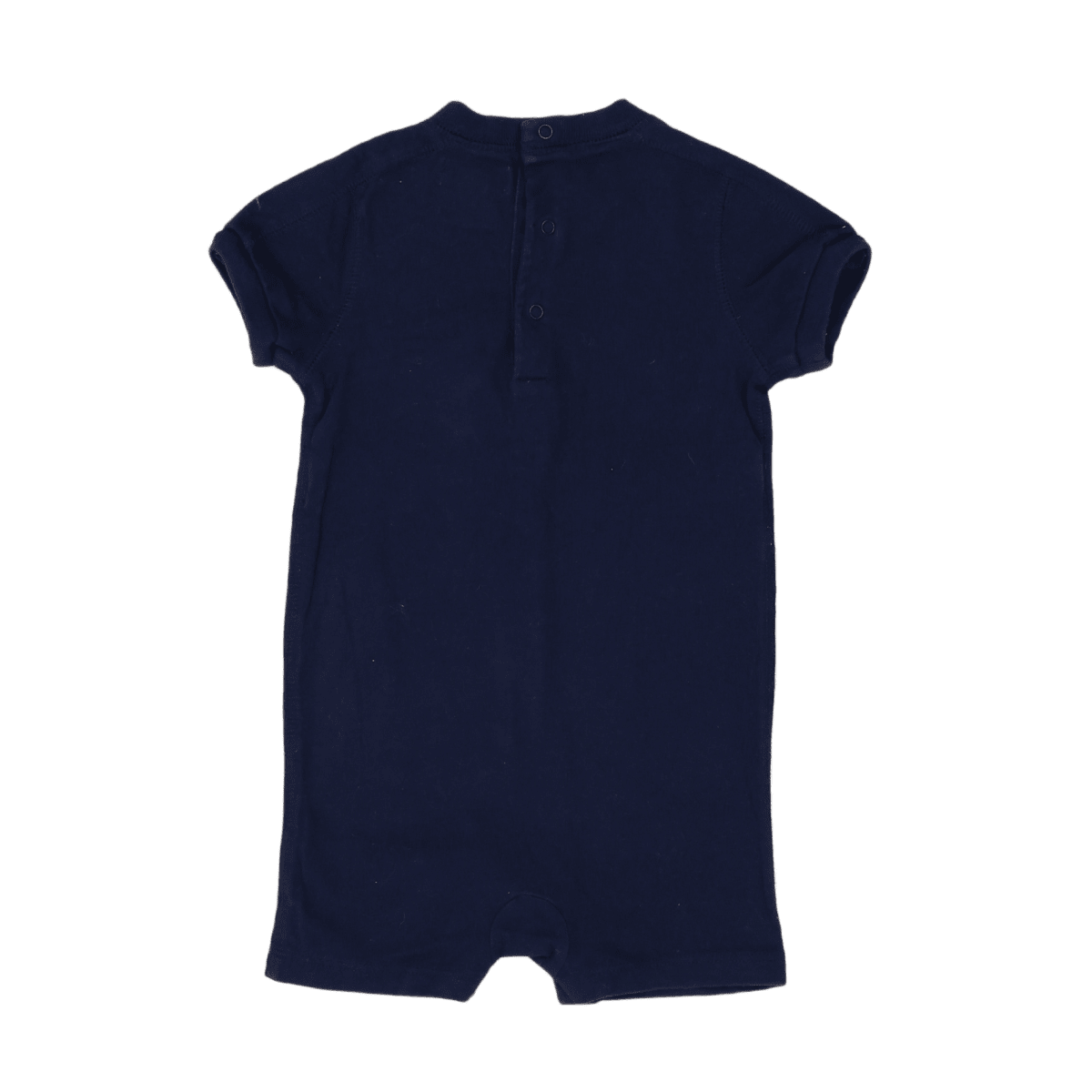 RALPH LAUREN - ROMPER - BLUE - 9 MONTHS