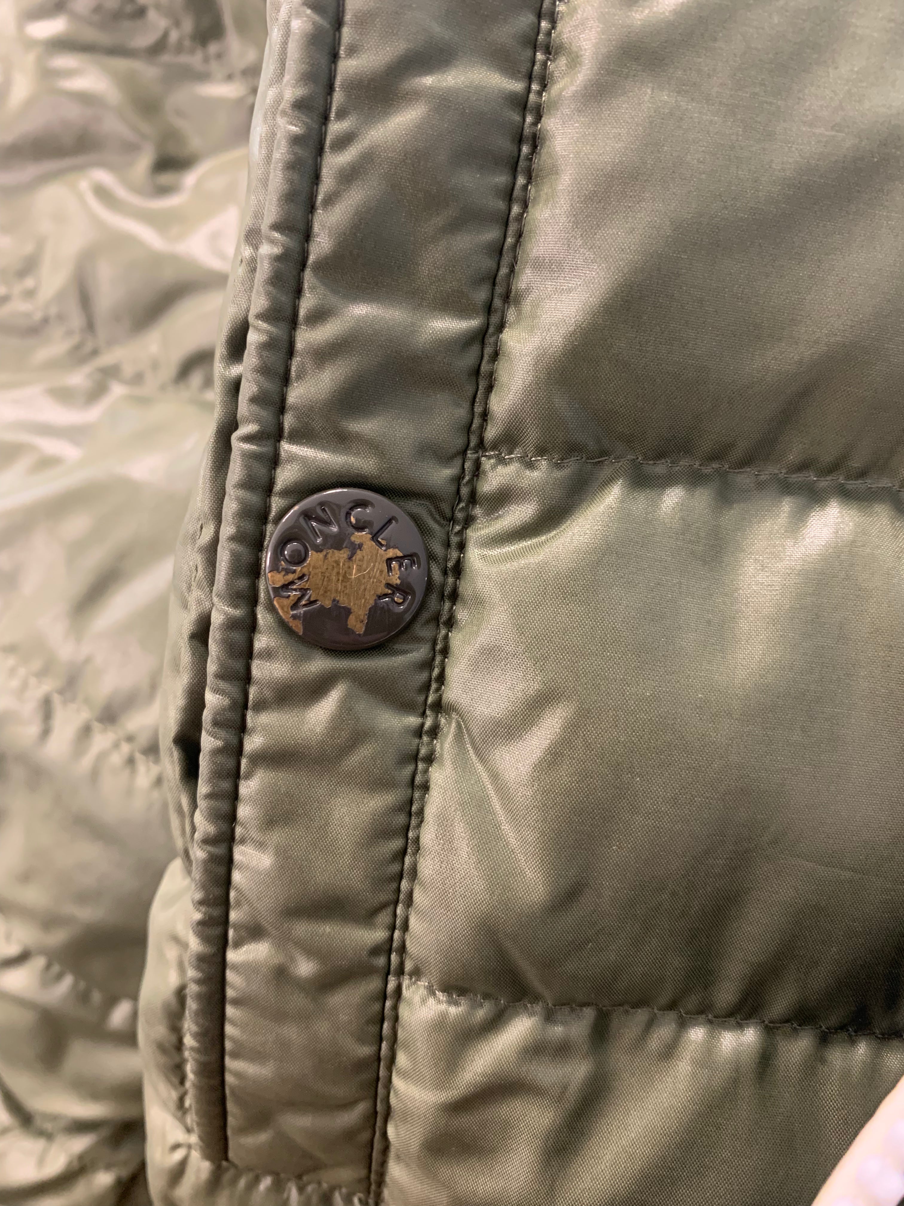 MONCLER - DOUDOUNE - VERT - 12 ANS
