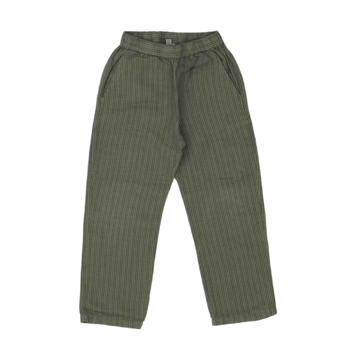 BONTON - TROUSERS - GREEN, BLACK - 6 YEARS
