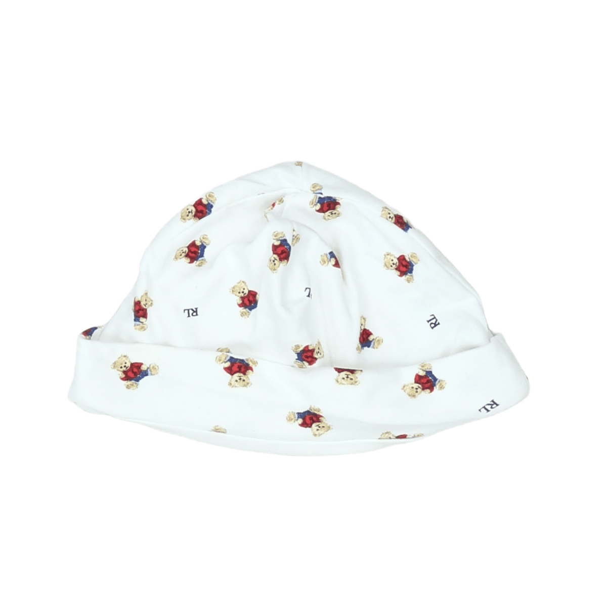 RALPH LAUREN - GEBURTSHÜTZE - WEISS - 0 MONATE