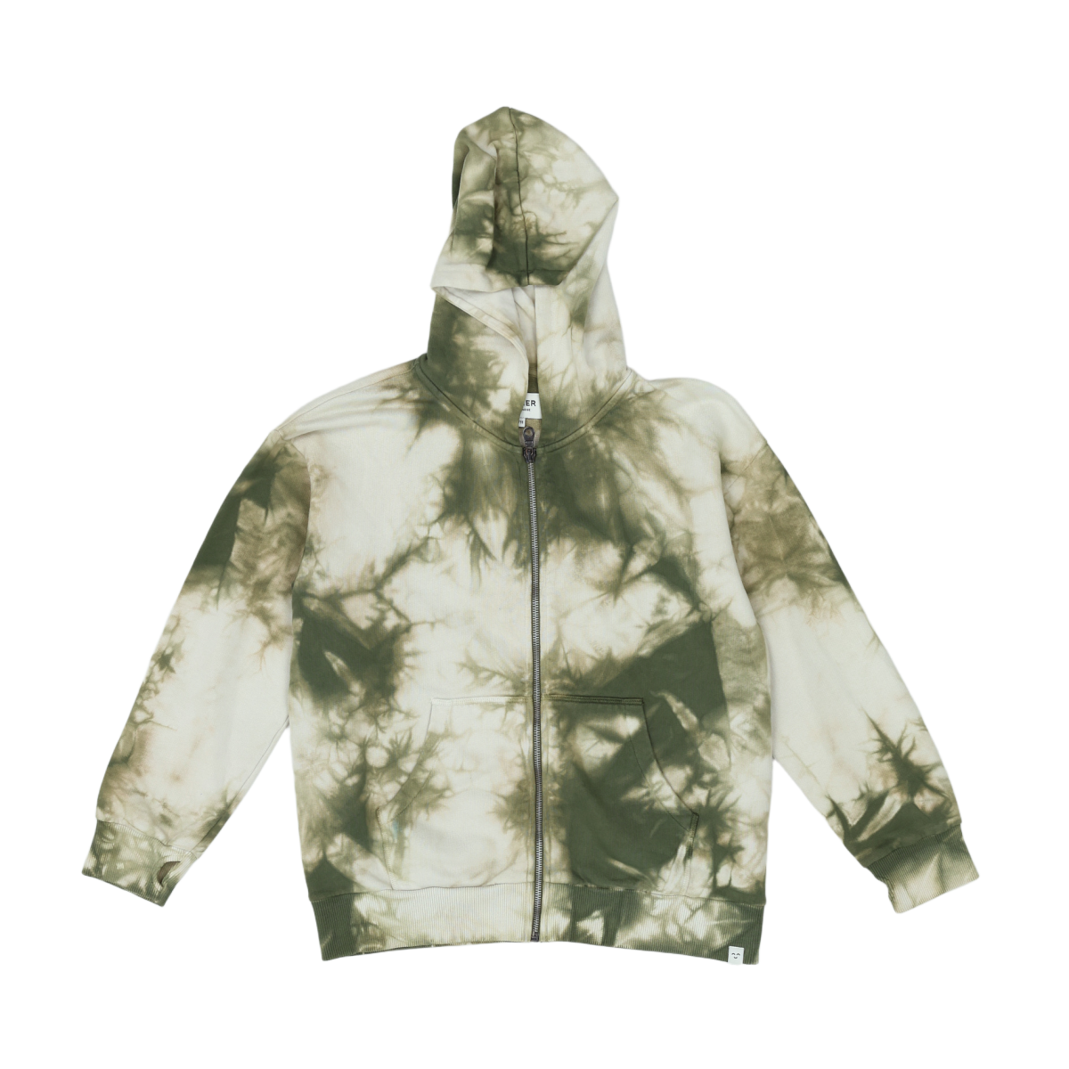 FINGER IN THE NOSE - SWEAT - VERT, BEIGE - 10 ANS