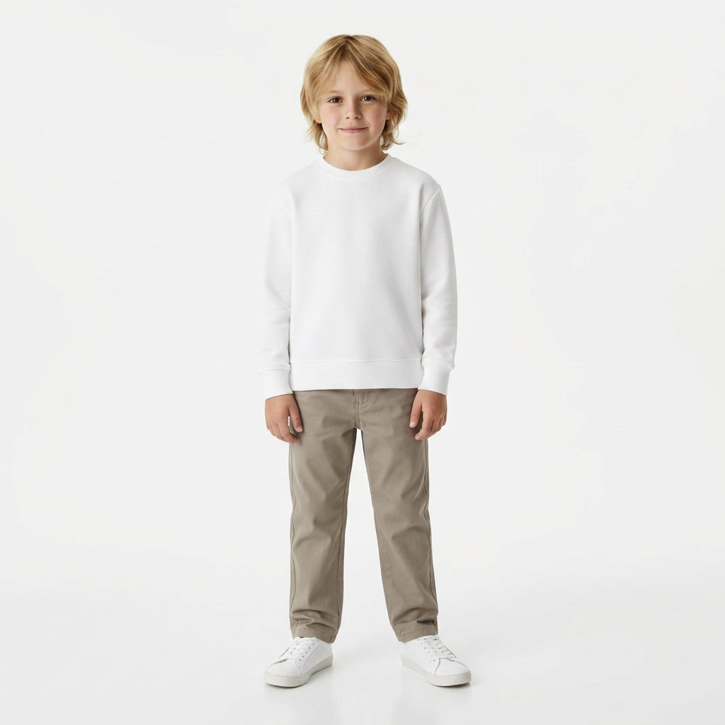 TOMMY HILFIGER - PANTALON - BEIGE - 4 ANS