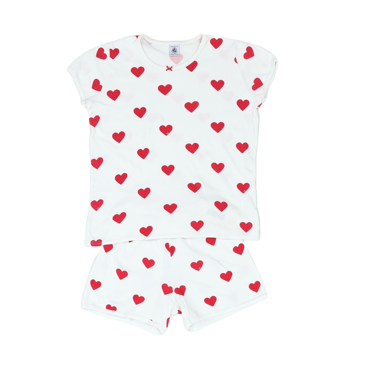 PETIT BATEAU - PYJAMA - BLANC - 10 ANS