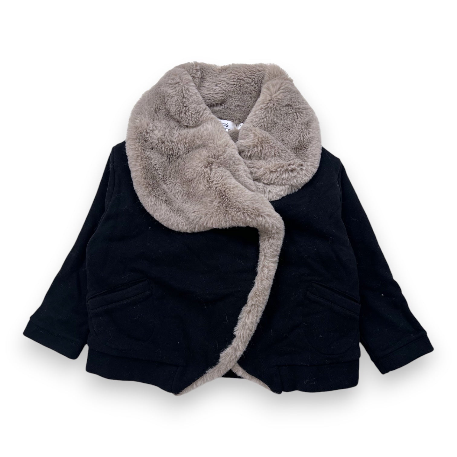 BONPOINT - MANTEL - SCHWARZ, GRAU - 4 JAHRE