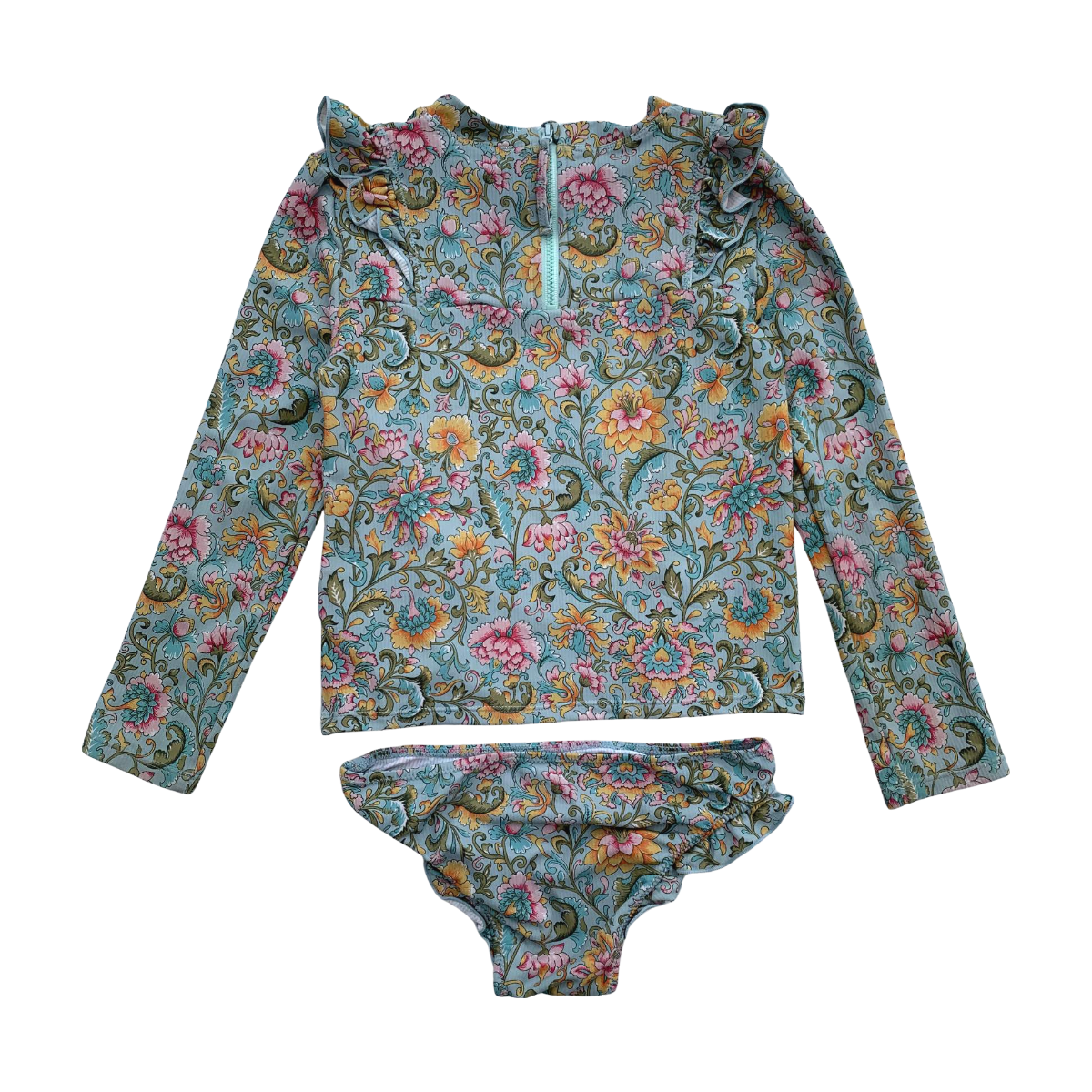 LOUISE MISHA - MAILLOT DE BAIN 2 PIÈCE - BLEU, MULTICOLORE - 6 ANS