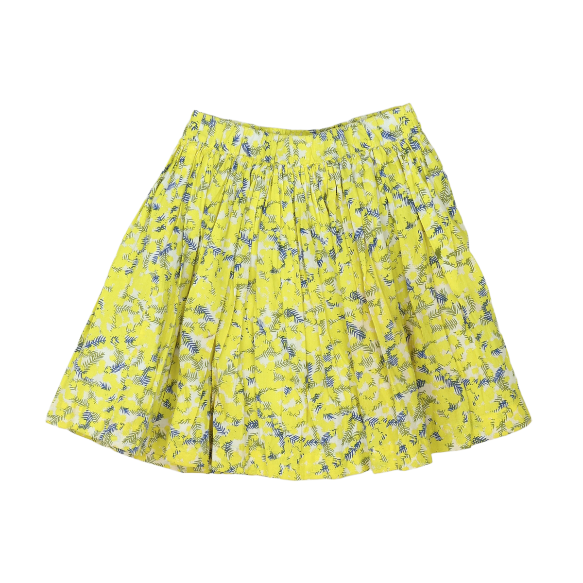 BONPOINT - JUPE - JAUNE, BLANC - 8 ANS