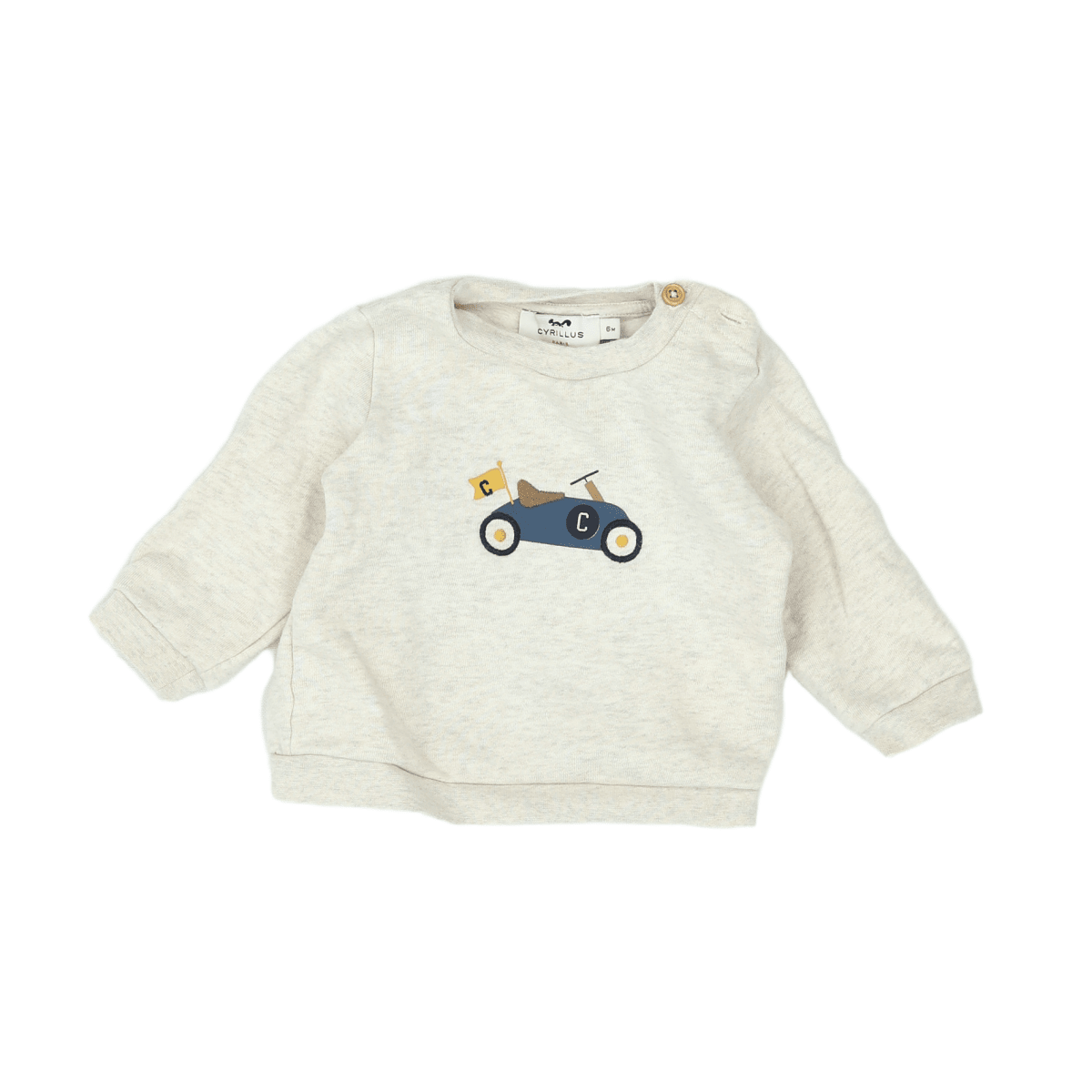 CYRILLUS - SWEATSHIRT - BEIGE - 6 MONATE