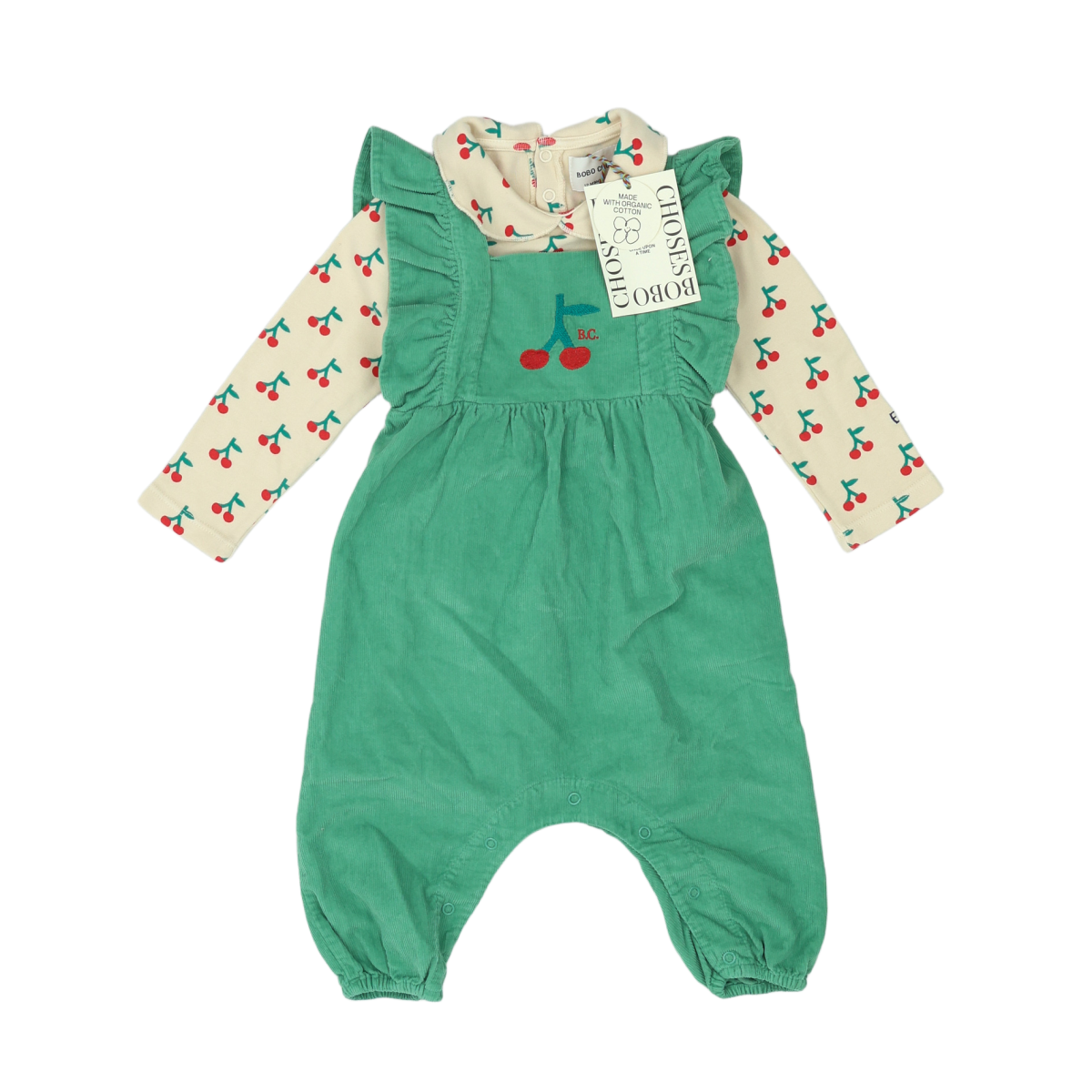 BOBO CHOSES - SALOPETTE - VERT - 12 MOIS